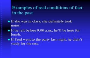 The past Fact